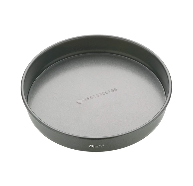 Moule à Gâteau Rond MasterClass 18cm Fond Amovible Antiadhésif - Acier Carbone 1mm - Pour Génoises Et Cheesecakes