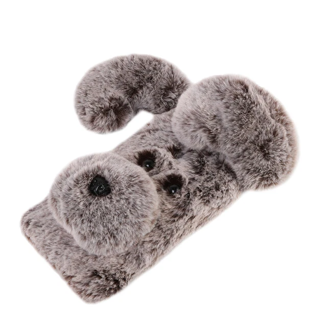 Coque pour téléphone à motifs en peluche douce Mignon hiver de mode Garder 6