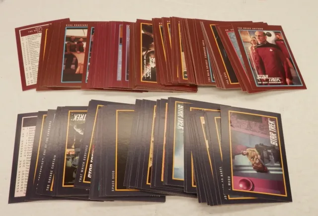 Star Trek 25th Anniversary Trading Card Lot (180ct Unsorted) c.1991 Impel