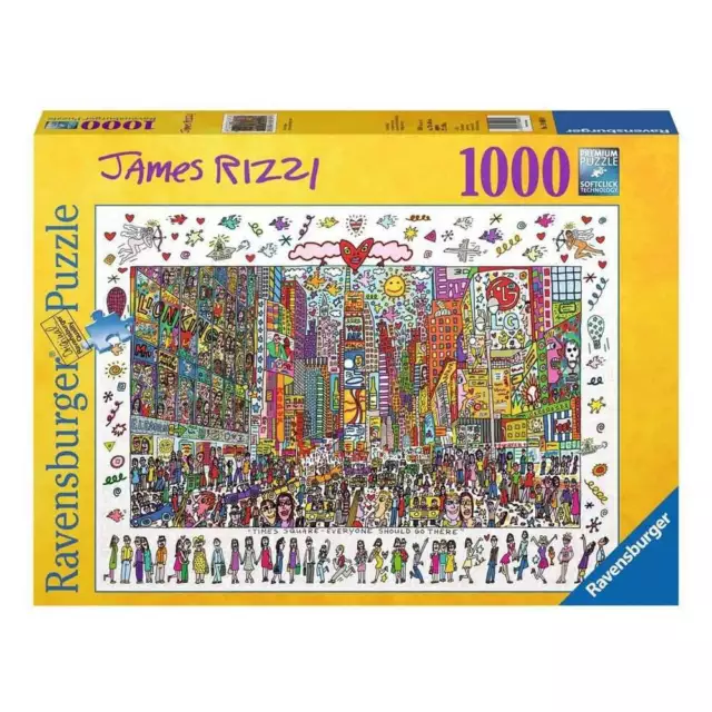 Ravensburger James Rizzi Times Square 1000 Piece Jigsaw Puzzle