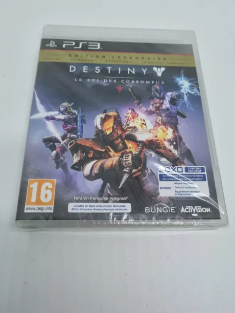 Destiny Le Roi Des Corrompus Ps4 Version Francaise Neuf Sous Blister