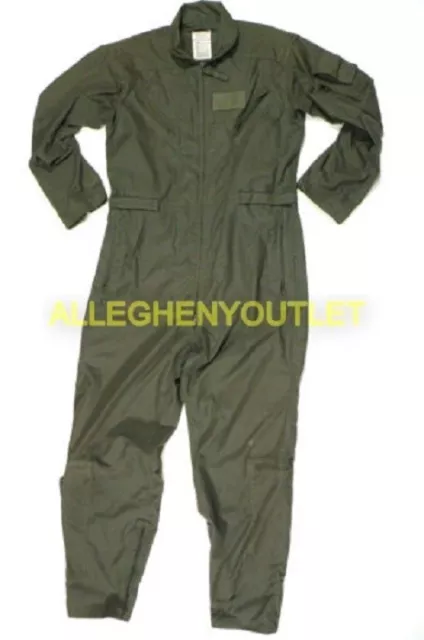 USGI Women's Nomex Flyer's Coveralls Ghostbusters Sage CWU-27P USAF 34WL NWT