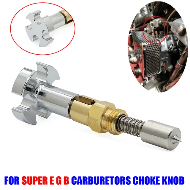 Carburetor Choke Knob Star for S&S Super E / G / B Carbs at Thunderbike