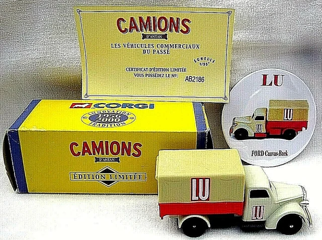 Camion Scania LBS 140 Bâché NACORAL Espagne - Échelle 1/50 - Réf 203 - Occasion Boîte