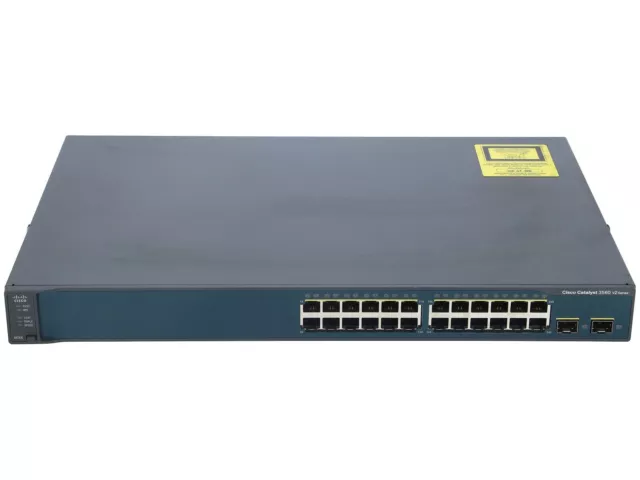 CISCO - WS-C3560V2-24TS-S - Catalyst 3560V2 24 10/100 + 2 SFP Standard Image