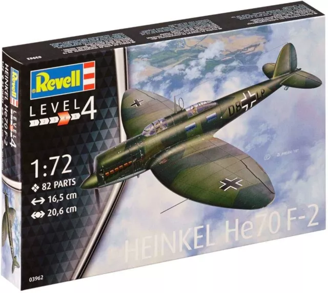 Revell 03962 - Heinkel He70 F-2 im Maßstab 1:72, Level 4