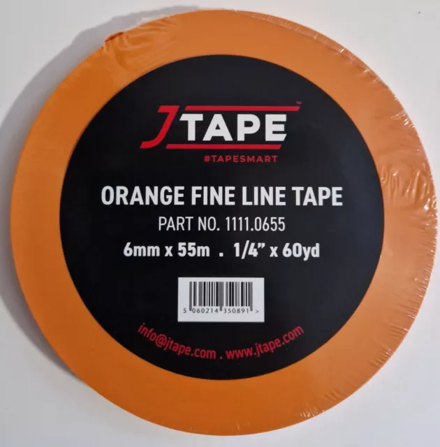 Acrylic Fine Line Masking Tape 6mm Hi Temp Fineline x 1