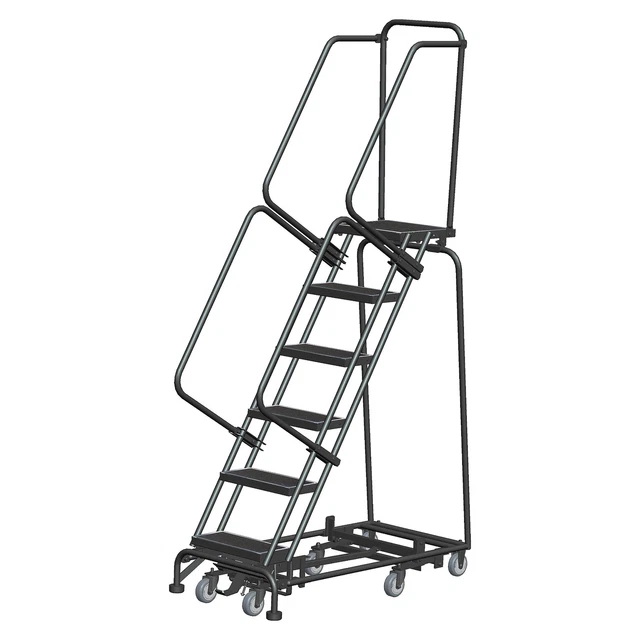 Ballymore Rolling Ladder Overall Height 93 in Steps 6 Cap 450 lb