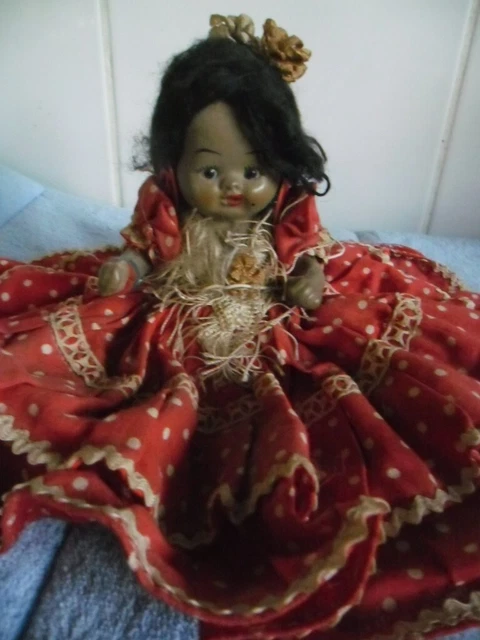 ANCIENNE PETITE POUPEE Petitcollin Marin En Celluloid EUR 9,90