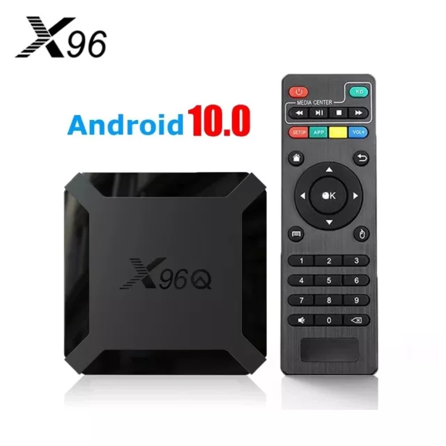 Boitier box smart TV X96Q Android  wifi 4K ultra HD 1Go/8Go 