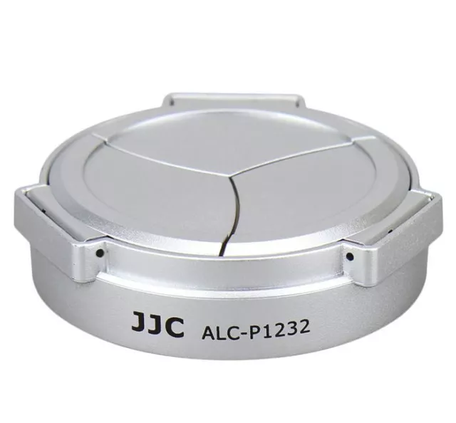 Capuchon d'objectif automatique argent JJC PANASONIC Lumix G Vario HD 12-32 mm