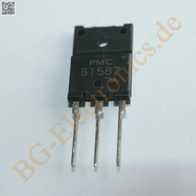 1 x 2SB1587 & 2SD2438 2 komplementär Transistoren 75W -150V -8A  PMC TO-3PF 2pcs