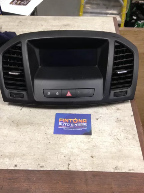 Vauxhall Insignia LCD Display Clock Screen Display 12844841 BK