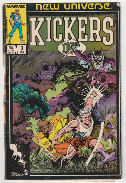 Marvel Comics Kickers Inc. (1986) #3 Vintage Comic Book