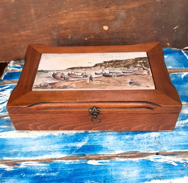 Creative Deco Cassetta Grigia In Legno | 50 X 40 X 30 Cm | Cassetta Di - Foto 4