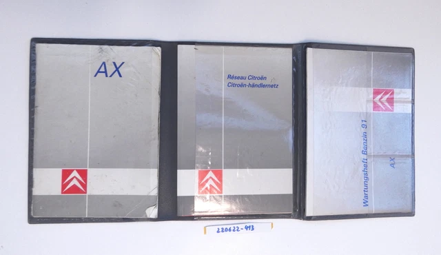 Citroen AX K2610011 operating instructions operating instructions German