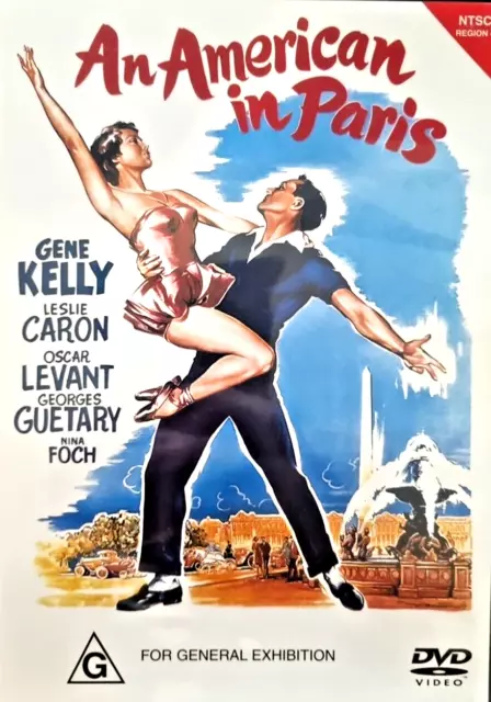 An American In Paris (DVD, 1951) Gene Kelly, Leslie Caron, Nina Foch - Like New