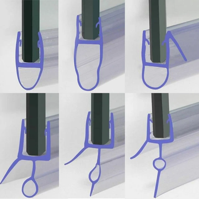 BATH SHOWER SCREEN Door Rubber Seal Strip Glass for Thickness 4 6mm