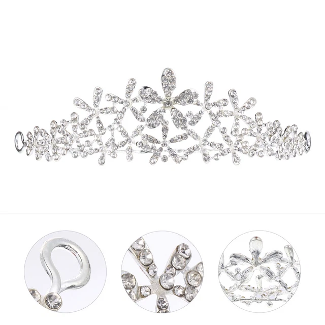 Bandeau De Cheveux Strass étoiles - Serre-tête Mariée, Princesse, Soirée - Diadème Scintillant - Accessoire Coiffure Féminin - 11