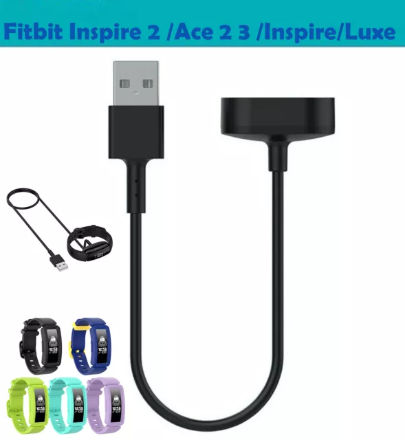 For Fitbit Luxe Charge 5 inspire 3  2 ace 2 3 USB Charger Cable Charging dot