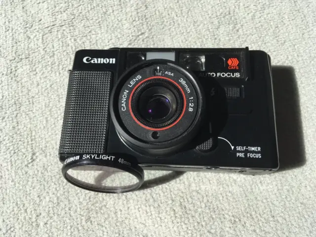 Canon AF35M AF-Sucherkamera ASA Canon Lens 38mm 1:2.8 analoge Kamera Kultkamera