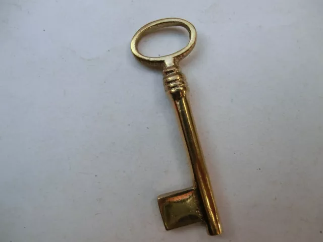 Alte Schlüssel - schöner alter Möbelschlüsselrohling  - Messingschlüssel