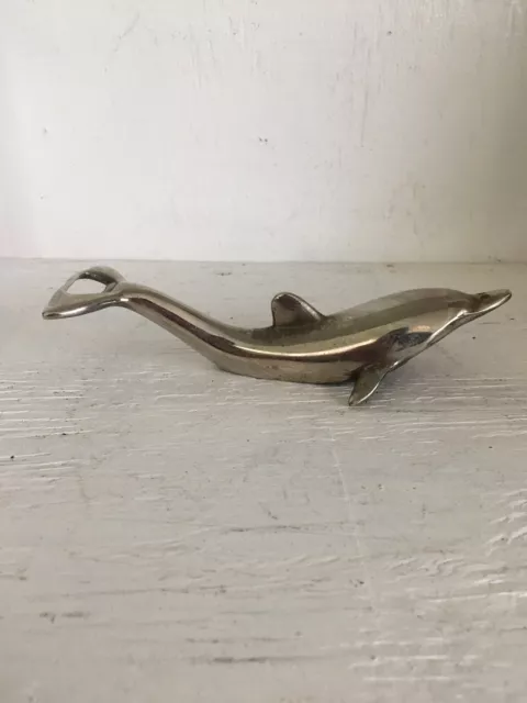Vintage Metal Dolphin Bottle Opener