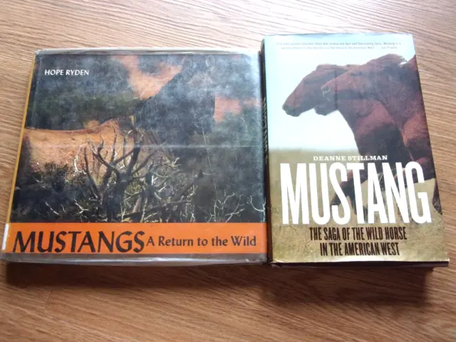 Mustangs Hope Ryden Saga Of Wild Horse American West Stillman Horse Book Lot