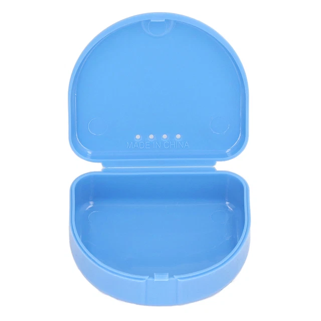 12 Pcs Denture Box Plastic Tooth Dental Orthodontic Retainer Compact Storage