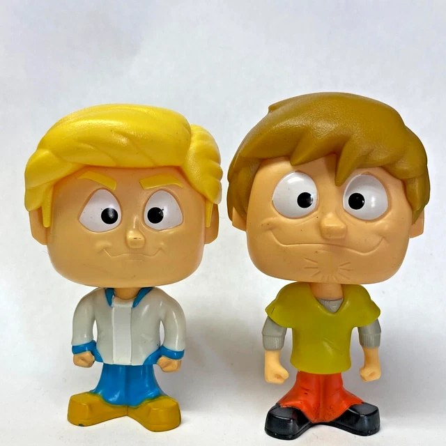MCDONALD’S SCOOBY DOO 2021 Happy Meal Bobble Head Toys Fred & Shaggy
