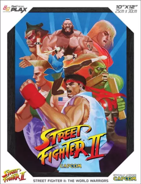 Pixel Frames Plax Street Fighter 2 World Warriors - Lenticular Frame Neuf