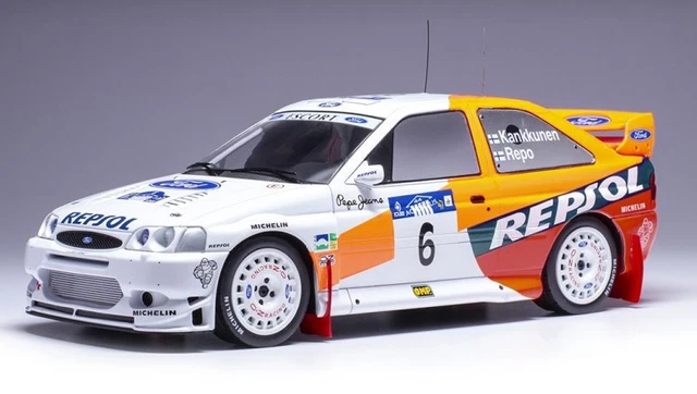 Scalextric: la Ford Escort WRC Rallye Acropolis 1997 - slot cars passion