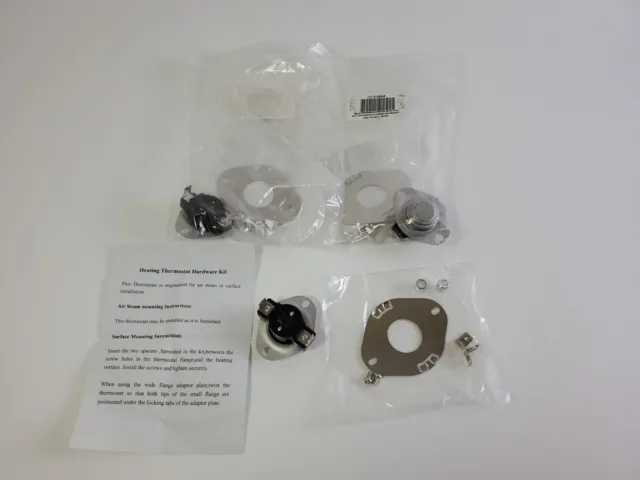 Grainger 6UEA8 Heating Thermostat And Hardware Kit PACK OF 3 E342946