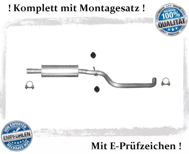 Auspuffanlage für AUDI A3 (8P1) 1.6 75KW Bj.03-08 Auspuff Montagesatz 2