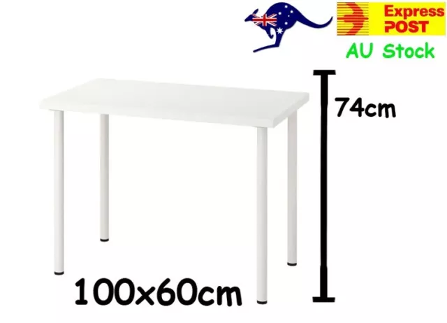 IKEA LINN ADIL Table Office Study Dinning Desk Lounge Student 100x60cm White