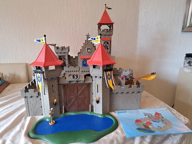 PLAYMOBIL 3268 - Château Royal Avec Tour Hexagonale, Chevaliers, Moyen-Âge