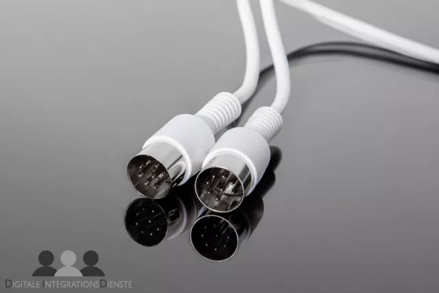 Powerlink Cable 10m Blanco Delgado para Bang & Olufsen B&o Beolab Altavoz