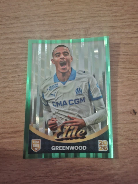Parallel Panini Sticker PANINI STICKER FIFA 365 2026 - Parallel Green - 515 Mason Greenwood EUR ...