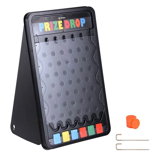 30x19" Prize Drop Fortune Board Family Party Kids Disk Game Live Stream 10 Pucks