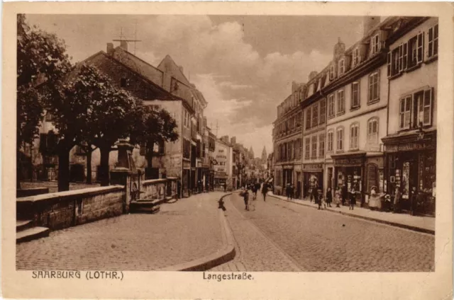 CPA AK SARREBOURG - SAARBURG i.L. - Langestrasse (387573)