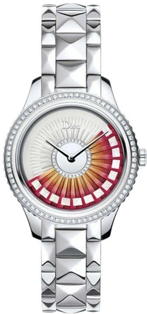 New Christian Dior VIII Grand Bal Plisse New Diamond 36mm Automatic Womens Watch