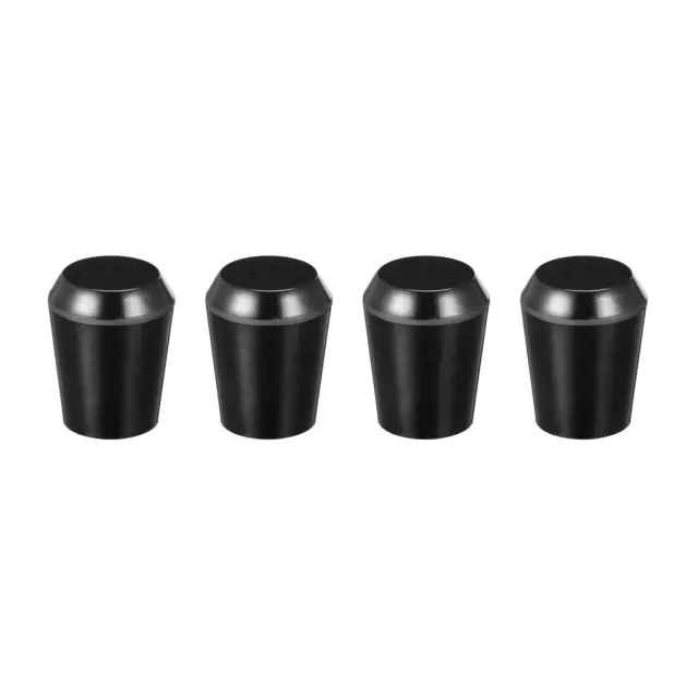 M8x25mm Female Threaded Hand Knobs Tapered Insert Handles for Mechanical, 4Pcs