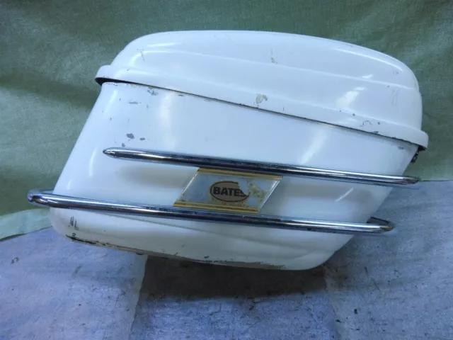 Vintage Bates Right Side Fiberglass Case Saddle Bag PL102 +