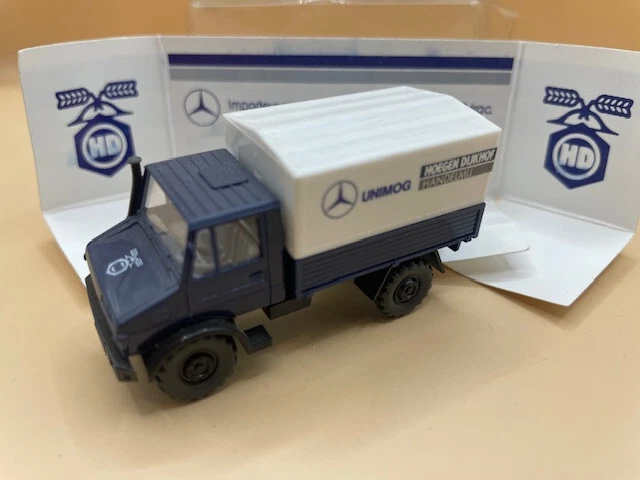 Wiking Modellauto Mercedes Unimog U 1700 Polizei – Spur H0 1:87, Detailgetreue Miniatur Für Sammler