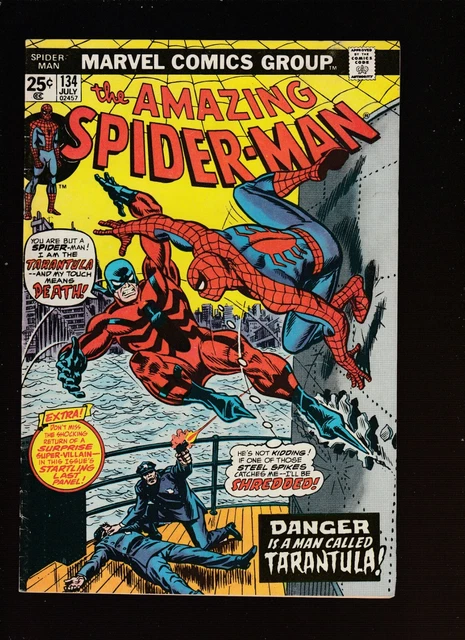 Amazing Spider-man #134 2nd PUNISHER 1st TARANTULA