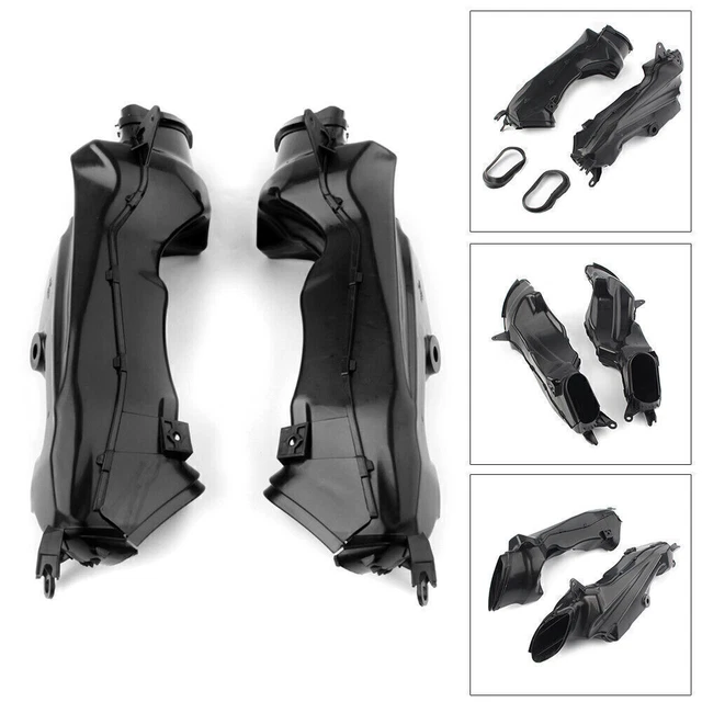 Canale tubo di aspirazione aria RAM nero per Suzuki GSXR 1000 2009-2016 k9 2010 2011-12