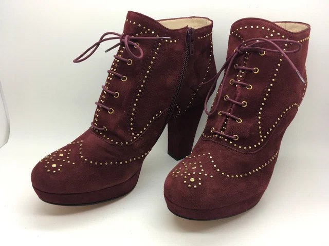 Bottines PACO GIL neuves en cuir bordeaux Pointure 39 EUR / 7.5 US