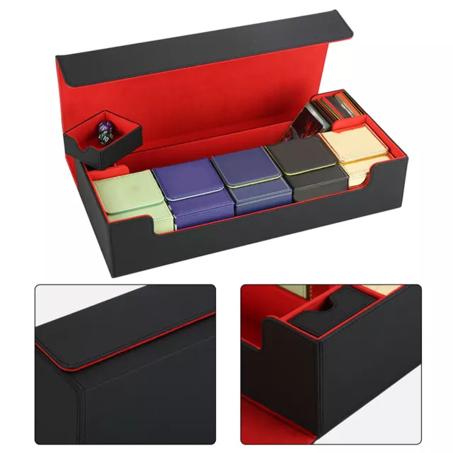 Large Capacity Deck Box Card Storage Box For Cards Trading Card Games Portable