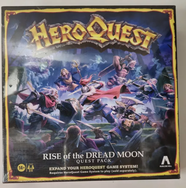 HeroQuest Rise of the Dread Moon Quest Pack, Requires HeroQuest. Damaged Box