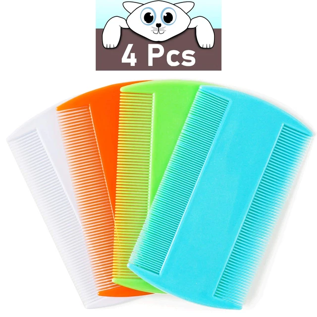 Pet Supply: Flea & Lice Comb Set for Cats and Dogs - Double Sided Cat Comb